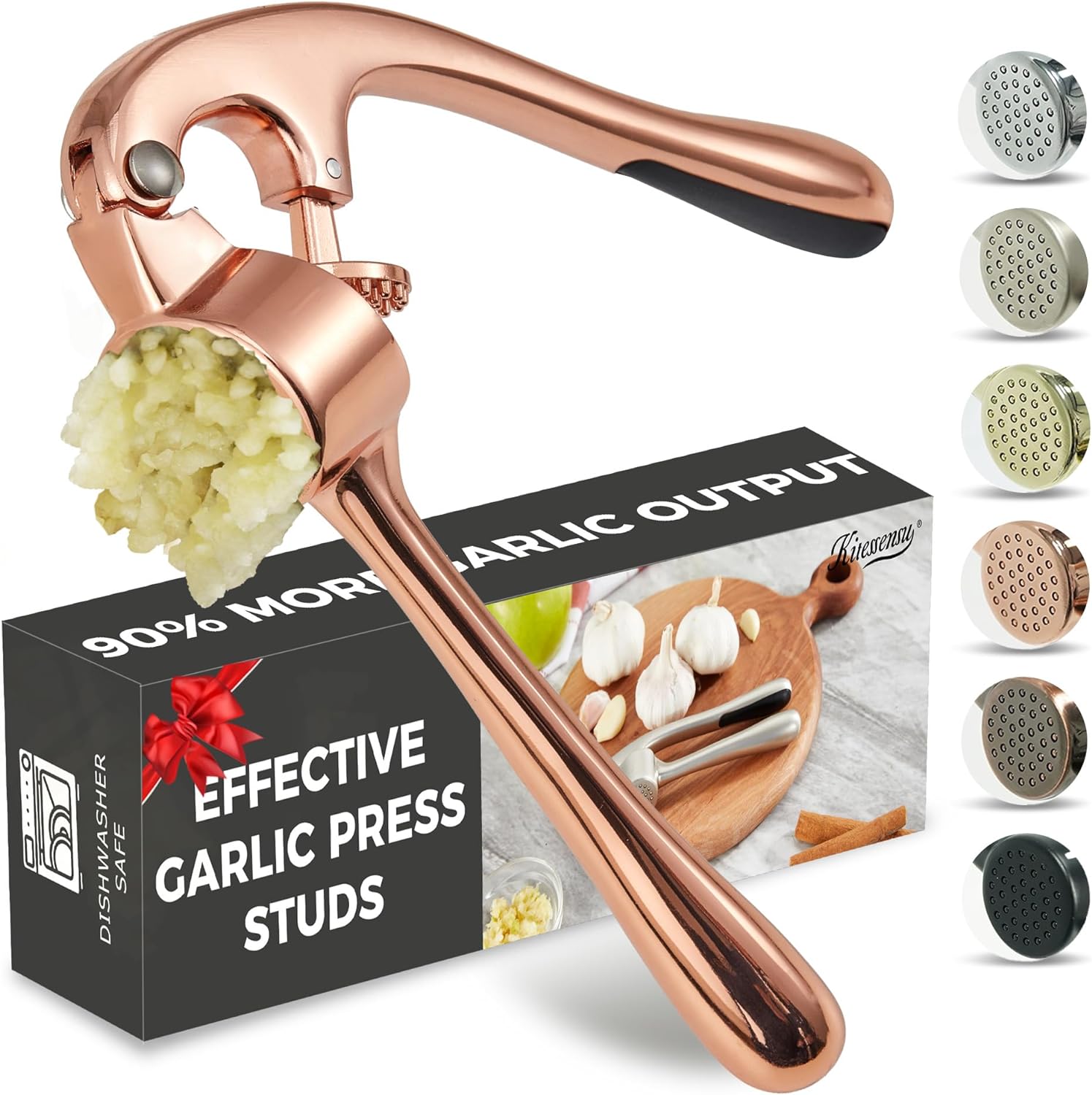Garlic Press With Studs, Garlic Mincer, Ginger Crusher, Garlic Crusher Garlic Press With Studs, Garlic Mincer, Ginger Crusher, Garlic Crusher